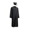 Robe Academicus Complete Set: Satin Academic Talar + Graduation Hat