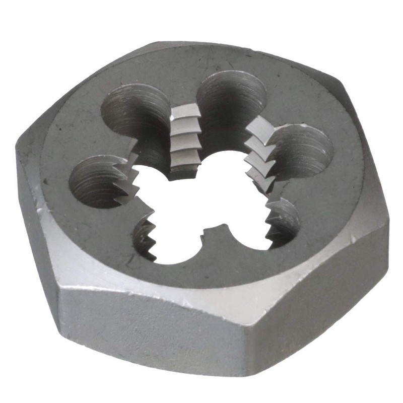 Drill America 1-1/2"-20 Carbon Steel Hex Rethreading Die, DWT Series