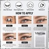 PHKERATA Velure Lash Clusters Natural Cluster Eyelash Extensions Wispy Individual