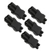 5 Pcs IEC320 C6 to IEC320 C5 Power Adapter Computer