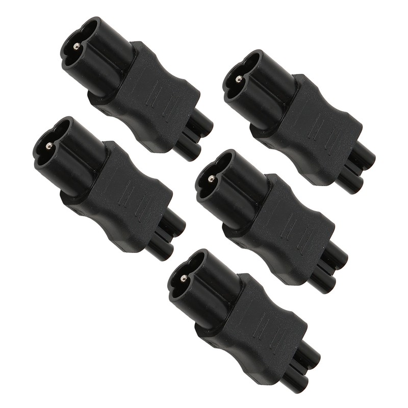 5 Pcs IEC320 C6 to IEC320 C5 Power Adapter Computer