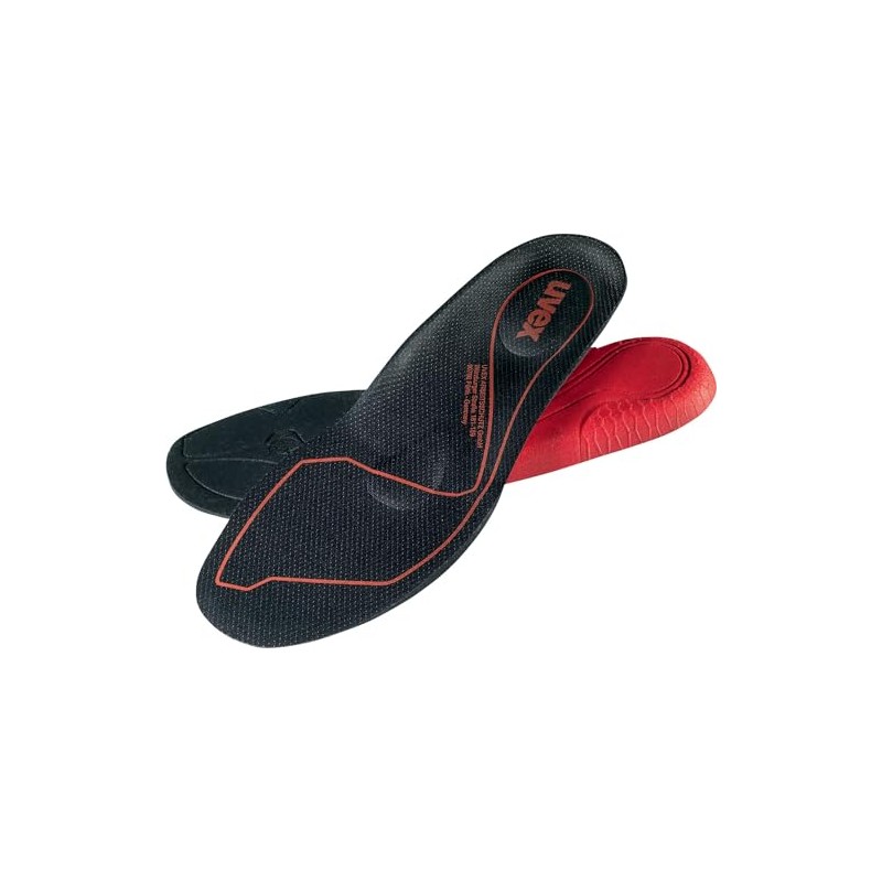 Uvex Accessories 95347 Insole Black Red Width 10 Size 41