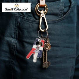 SandT Collection Victory Beer Bottle Opener Keychain - Country Flag (Dominican Republic)