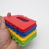 Lependor Plastic Scrapers Kit, 16Pcs Paint Scraper Tool for Arts