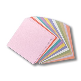 Shogado Washi Origami Japanese Color, 12 Colors, 5.9 inches (15 cm) Square, 60 Sheets