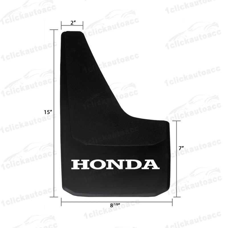 1clickautoacc Universal Mud Flaps FITS HONDA Style Splash Guards With