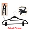 Otylzto Velvet Hanger Clips - 20pcs Plastic Clips for Velvet