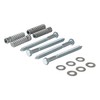 Vestil CS-33-KIT-4 Plastic Car Stop Concrete Hardware Kit with 4