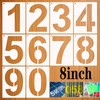 8 Inch 0 to 9 Large Number Stencils Set, 10