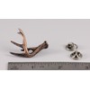 Handcrafted Copper Plated Whitetail Deer Antler Shed Magnet Hunters Gift