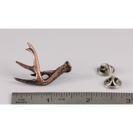 Handcrafted Copper Plated Whitetail Deer Antler Shed Magnet Hunters Gift for Personalizing Home Office School Classroom Fridge Whiteboard Locker - Made in USA - SKU MC009MAG