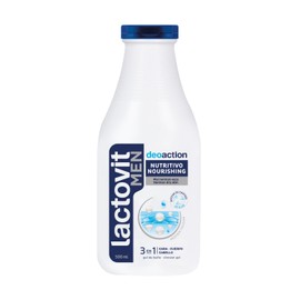 Lactovit Gel Deo Action Hidratante Nutritivo Baño Cuerpo Cara Cabello 500 Jabón Líquido Corporal Hombre Efecto Desodorizante