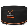 [Upgraded 1000D Heavy Duty Fabric] 32” Fire Pit Cover Round