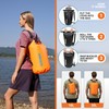 MARCHWAY Floating Waterproof Dry Bag Backpack 5L/10L/20L/30L/40L, Roll Top Sack