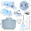 SKYDUE Desk Organizers and Accessories 10Pcs, 360-Degree Rotating Pen Holder,