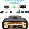 DVI to HDMI Adapter, HDMI Female to DVI (1+24 Pin)