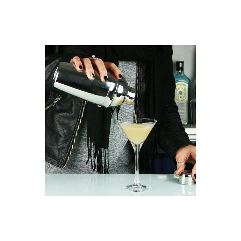 bar@drinkstuff Stainless Steel Cocktail Shaker 0.5 Litre 18oz Cocktail Shaker,