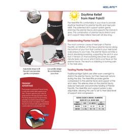 Thermoskin - Alivio diurno para fascitis plantar, talón, talla L/XL