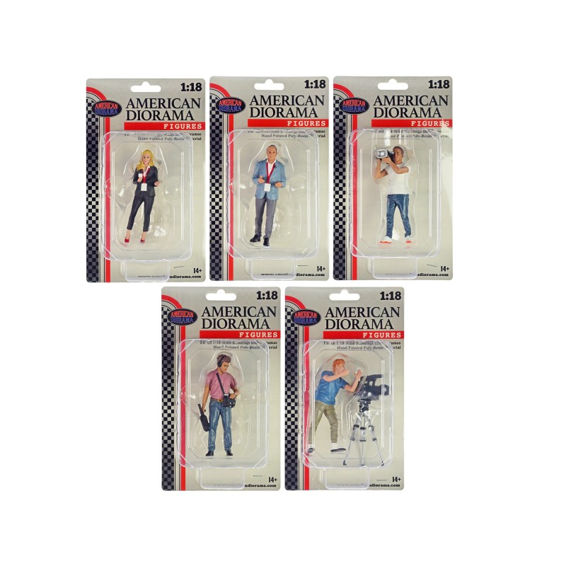 American Diorama 1/18 Scale Models ODM On-Air DCD 6-Piece Action