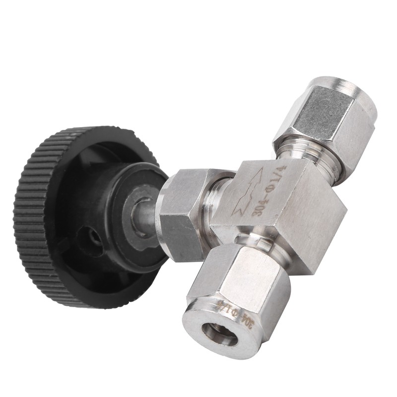 304 Stainless Steel Valve 2‑Way High Pressure Needle Flow Control