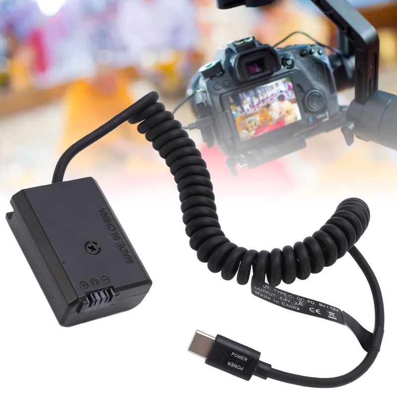 Type C Power Adapter DC Coupler FW50 Full Decoded Dummy