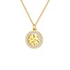 Dreamtimes Four Leaf Clover Necklace for Women Lucky Pendant Chain