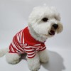 Cute Dog Clothes Striped Dog Polo Shirts Cute Sweater Puppy