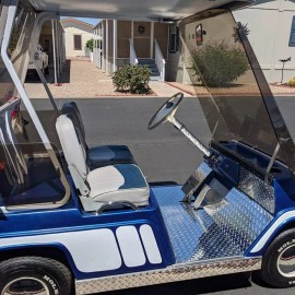 J & O Carts Parts Yamaha G1 Golf Cart Highly Polished Aluminum Diamond Plate Dash Cover Plates