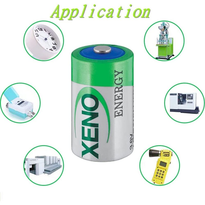 〖2 Pack〗3.6V 19000mAh XL-205F D STD Lithium Thionyl Chloride Battery