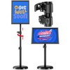 🥇 Retractable Sign Holder Stand 8.5x11 inch, Adjustable Floor Standing