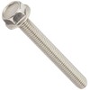 Kitaco 0900-062-03009 Flanged Hex Bolts, Stainless Steel, M6 x 50/P1.0,