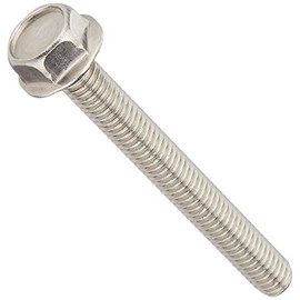 Kitaco 0900-062-03009 Flanged Hex Bolts, Stainless Steel, M6 x 50/P1.0, 2 Pieces