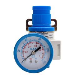 H.A.K. PNEUMATIC Air Pressure Regulator BR4000 Systems NPT 1/2" Ports Gauge Easy Install Kit Accessories Fitting High Impact Lock