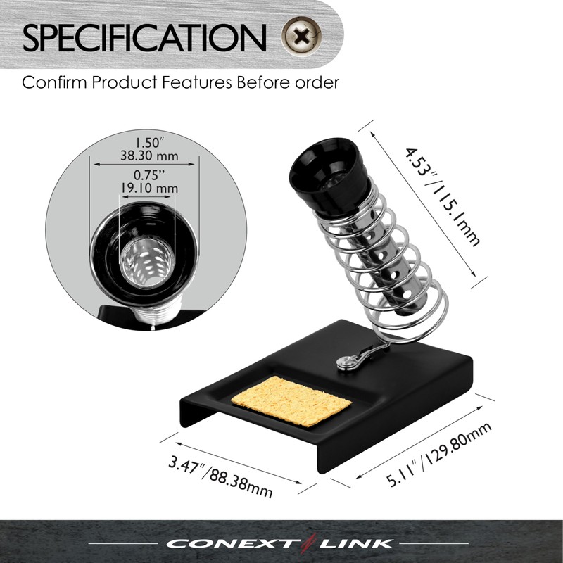 Conext Link 1pc Soldering Iron Stand Spring Holder Support Station