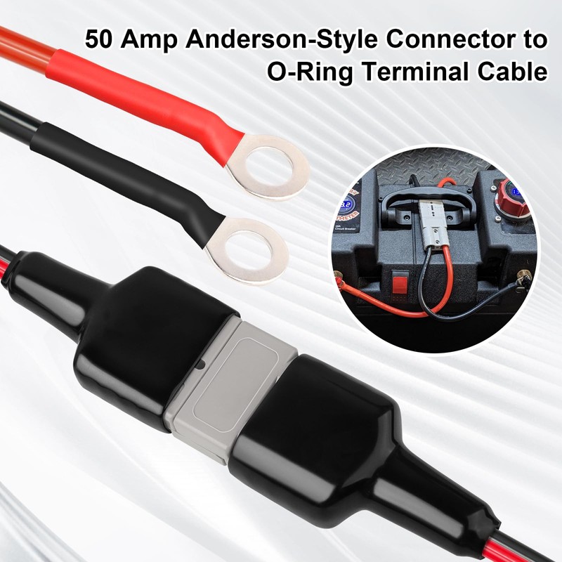 XRDS -RF 8AWG Battery Quick Connect Cable 3 FT, 50