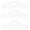 DICOSMETIC 3Pcs Handle Template Cutting Board 3 Styles Templates for