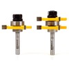 YONICO Tongue and Groove Router Bits Set Up to 3/4-Inch