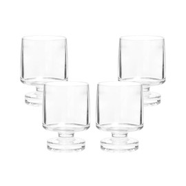 Set 4 Copas - Vasos Apilables de Acrilico, 350 ml cada uno | CS-013 | BAUM BROTHERS
