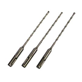 Unika SDS Plus UX (Cross) DP3-UX34L Concrete Drill, Set of 3, 0.1 x 6.3 inches (3.4 x 160 mm), Pack of 3