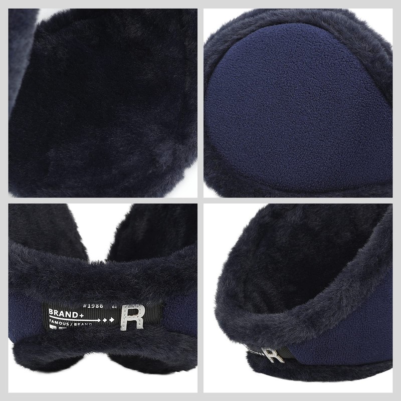 Surblue Unisex Winter Earmuffs Classic Faux Fur Soft Plush Padded