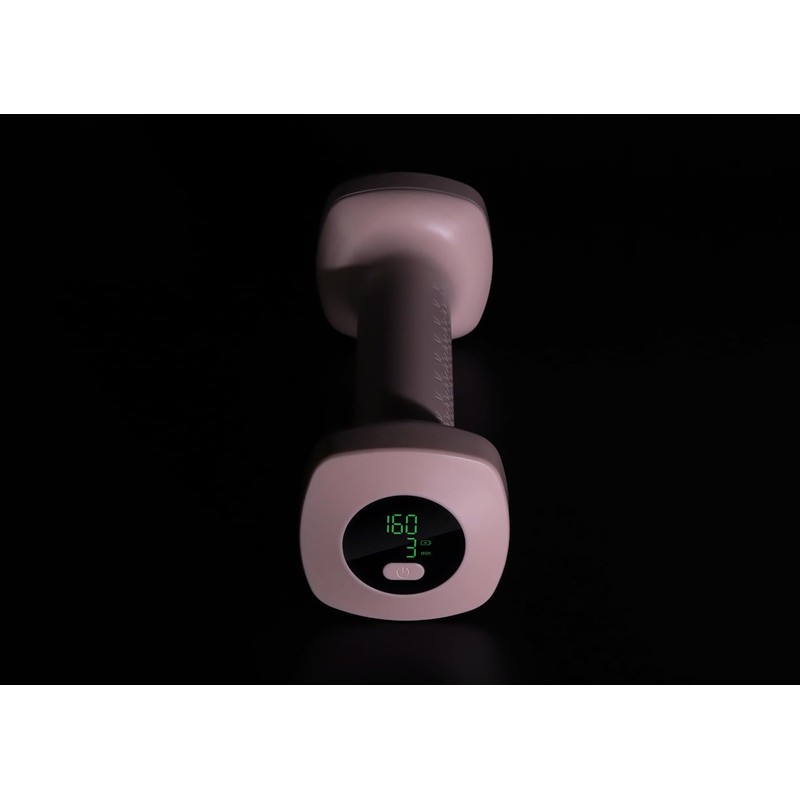 MOOSEC Smart Electronic Dumbbell with Counting and Timing，Dumbbells with Anti-Slip