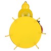 5.4cm Diameter Flower Pot Decor Ladybug Shaped Smoothing Surfaces Iron