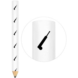 Azeeda 3 x 'Cricket Bat & Ball Silhouette' Carpenter's Pencils (LP00023750)