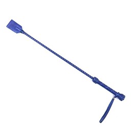 MarquiseDeBliss Genuine Leather Handcrafted Riding Crop - 20" or 29" Riding Accessory - Premium and Gentle Crops for Horses (Sea Blue, 29 Inches)