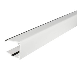 White, 1m Ultraframe 25mm End Closure Polycarbonate Glass Conservatory Sheet Trim