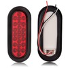 4Pcs 6" Inch Oval Led Stop Turn Tail Lights Brake