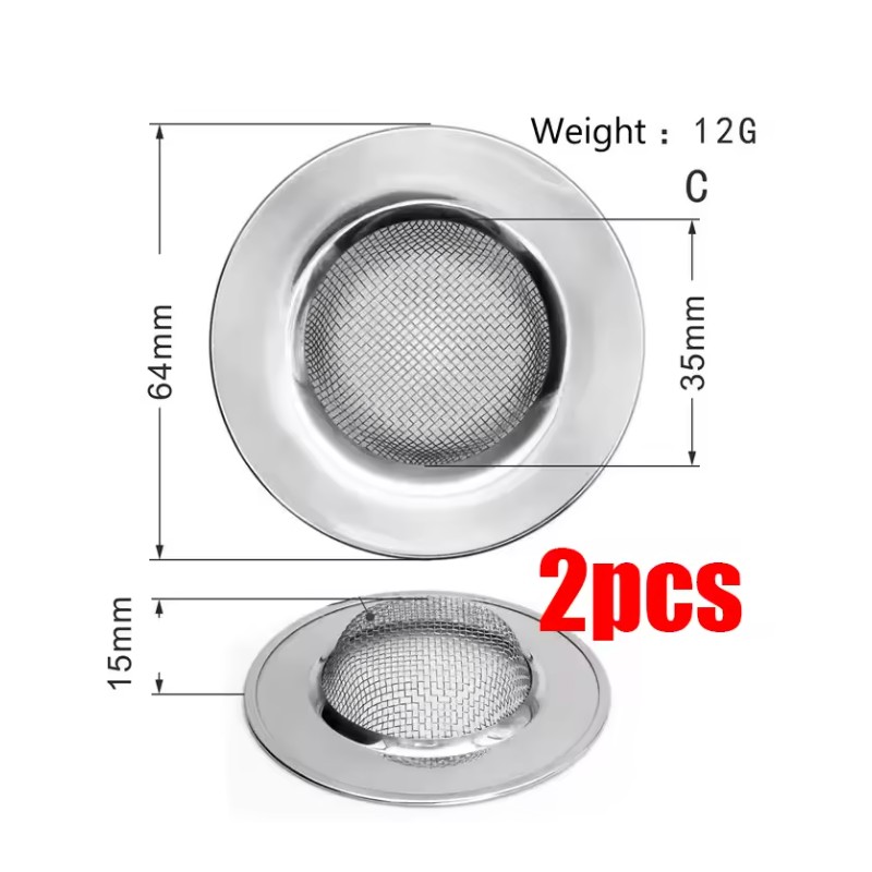 Stainless Steel Sink Strainer for Kitchen & Bathroom – Mesh