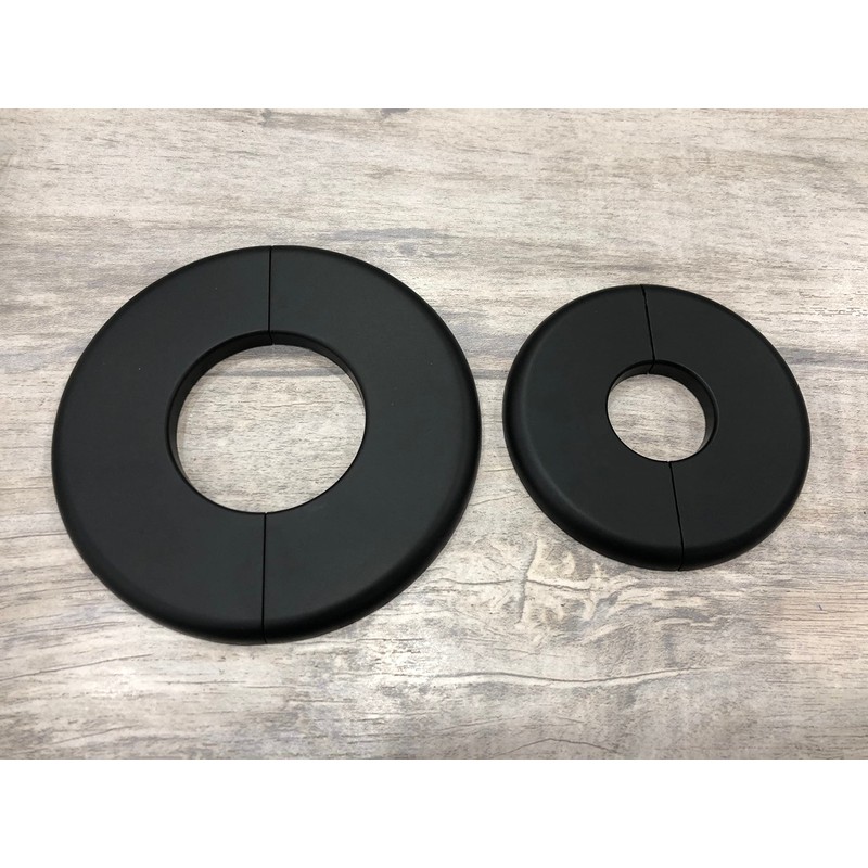 Tsnamay 2 Pcs Wall Split Flange, ABS Round Self-Adhesive Escutcheon