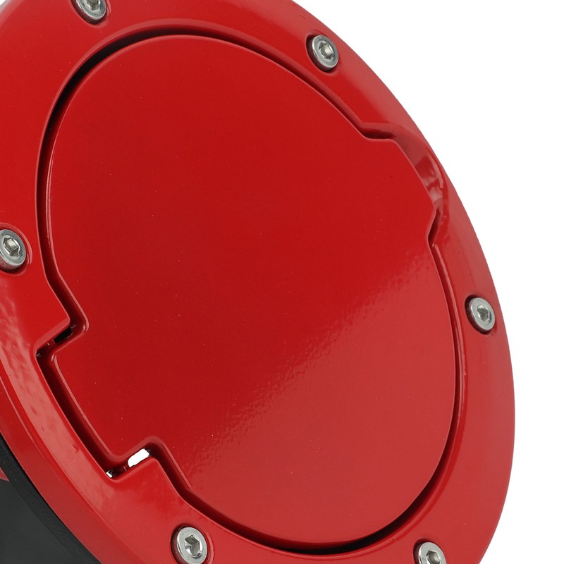 Fuel Tank Cap Red Gas Cap Cover with Red Powder