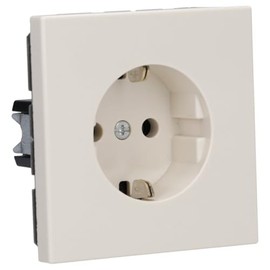 Jung Schuko Socket 16 A 250 V Series LS Dark, Pack of 1, white, LS 1520